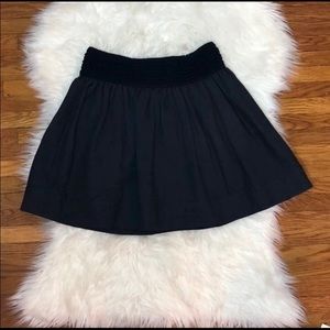 Jcrew midi skirt 0 navy blue